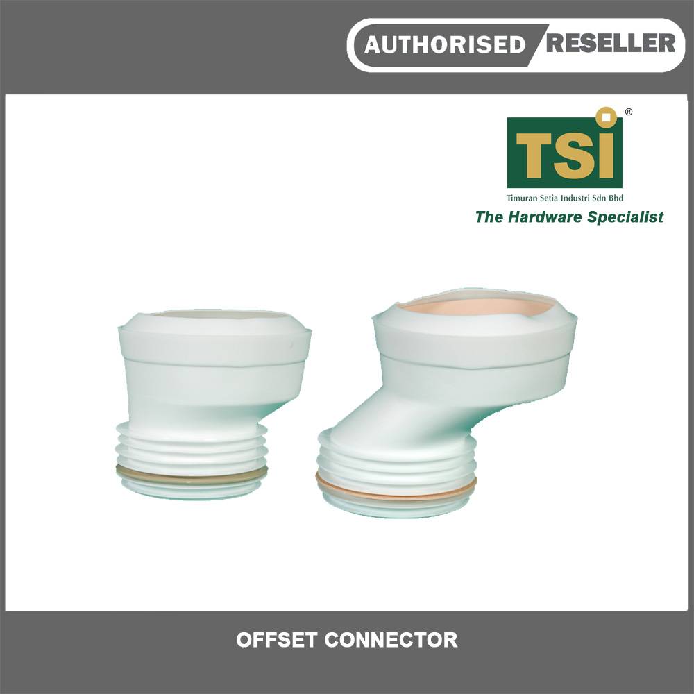 Offset Toilet Connector ( 4"x1" / 4"x2" )